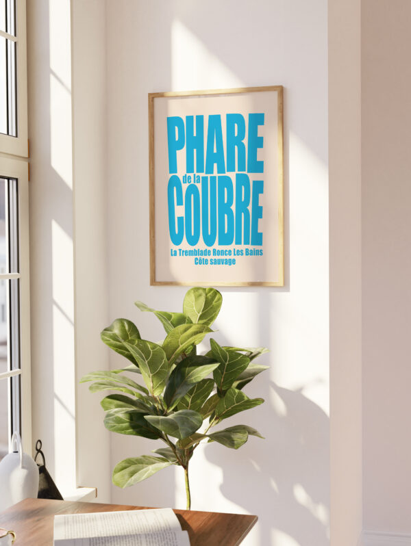 typo design phare de la coubre